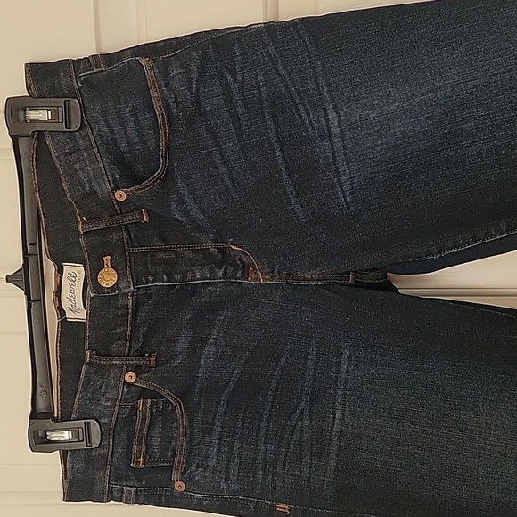 Madewell Size 29 Dark Wash Skinny Skinny Crop Jean, Excellent Used Condition - Picture 10 of 12
